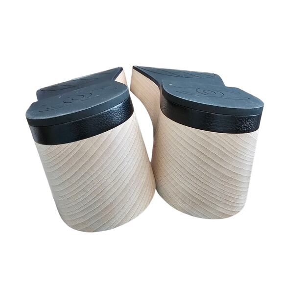 Chanel CC Wood Platform Sandal Slide Mule Size 39 US 8 8.5 Quilted Black Leather - Picture 13 of 15